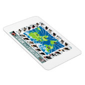 Vulturen van de Wereldkaart Magneet (Rechterzijde)