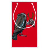 Vultuur met cadeautas van Antlers (Achterkant)