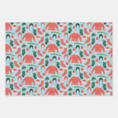 Vun- en kerstinpakpapier inpakpapier vel (Voorkant 3)