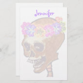 Vun en kleurrijk Kankerpapier Briefpapier (Voorkant / Achterkant)