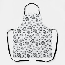 Vun handgetekend Schort voor het All-Over Pattern