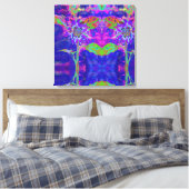 Vun in de zon - blauw canvas afdruk (Insitu (Slaapkamer))