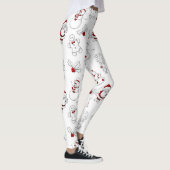 Vun kerstpatroon Holiday-leggings Leggings (Rechts)