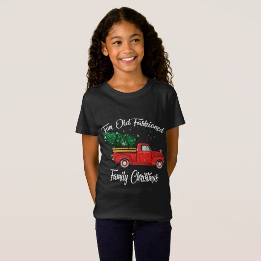 Vun Old Fashioned Family - kerstboom Oldtimer R T-shirt (Voorkant volledig)