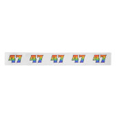 Vun, Rainboogpatroon "47" Event Number (grijs) Lint (Voorkant)
