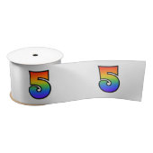 Vun, regenboogpatroon "5"-gebeurtenissennummer (gr lint (Spoel)