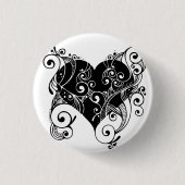Vun, Schattig en trendverklaringsknoopspeld Ronde Button 3,2 Cm (Voorkant)