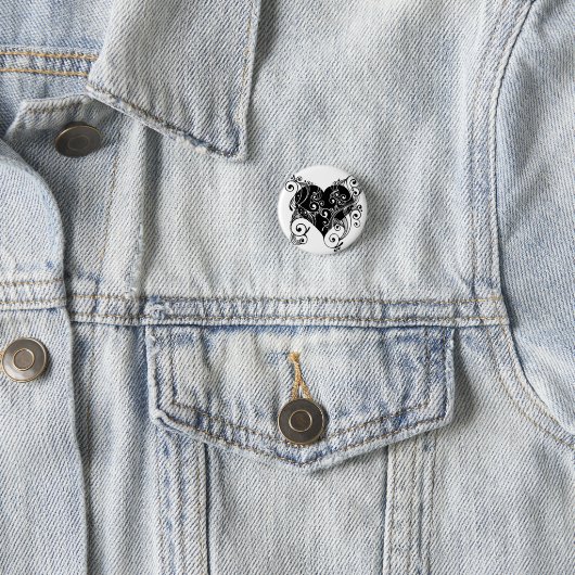 Vun, Schattig en trendverklaringsknoopspeld Ronde Button 3,2 Cm (In situ)