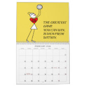 Vun Stick Figures Inspirerend Quotes Netball Kalender (Feb 2026)