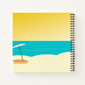 Vun Zonnestrand BUCKET-LIJST Aangepaste Keepomwill Notitieboek (Achterkant)