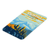 Vuntut National Park Canada Travel Art  Magneet (Linkerzijde)
