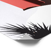 Vuokatti Finlande affiche ski (Coin)