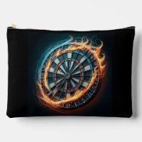 Vurig Dartbord met Bullseye Explosion