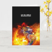 Vurig Eind van de Apocalyps van de Wereld Kaart (Gele Bloem)