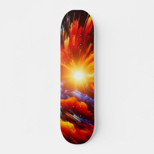 vurig kosmisch explosie-skateboard skateboard (Voorkant)