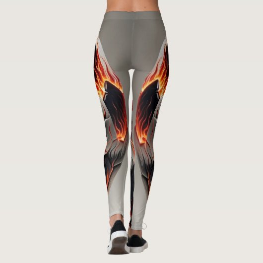 Vurig Kroatische Voetbal Leggings (Achterkant)
