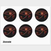 Vurig oog van Horus Stickers (Vel)