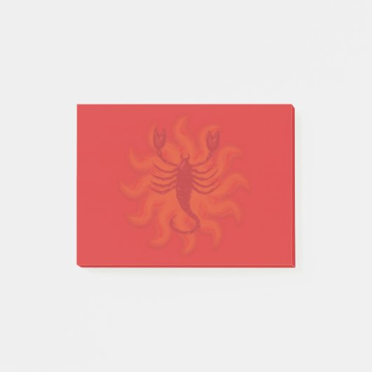 Vurig Schorpioen Post-it® Notes (Voorkant)