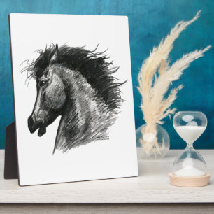 Vurig Wild Paard Fotoplaat