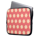 Vurige Heldere caleidoscoop Patroon Boho Stijl Laptop Sleeve (Voorkant Links)