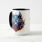 Vurige "Lunar Guardian" Mok (Voorkant links)