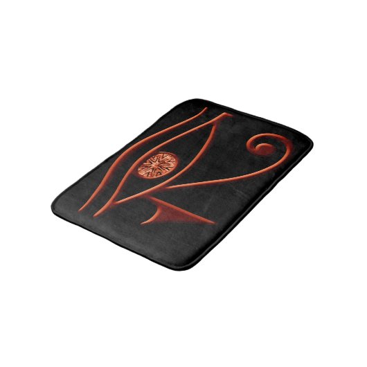 Vurige oog van Horus Bath Mat (Gekanteld)