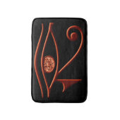 Vurige oog van Horus Bath Mat (Voorkant Verticaal)