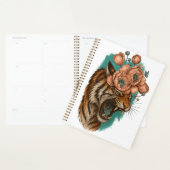 Vurige tijgerbloei planner (Display)