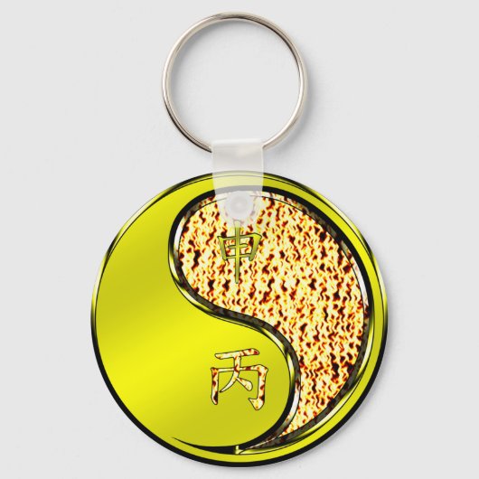 Vuur aap sleutelhanger (Voorkant)