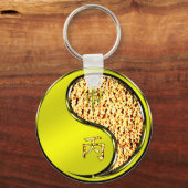 Vuur aap sleutelhanger (Achterkant)