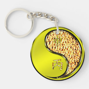 Vuur aap sleutelhanger
