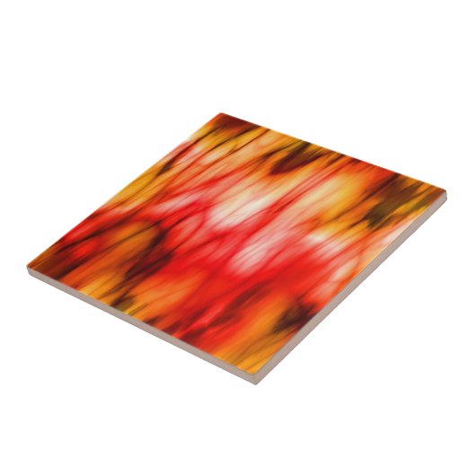 Vuur Abstract Tegeltje (Zijkant)