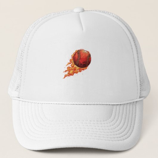 Vuur Baseball Trucker Pet (Voorkant)