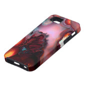 Vuur binnenste kristalkunst Case-Mate iPhone case (Onderkant)