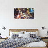 Vuur, door Jan Brueghel de Oudere Canvas Afdruk (Insitu (Slaapkamer))