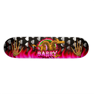 Vuur draak met jouw naam in vlammen skateboard