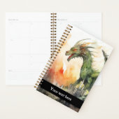 Vuur Dragon groen 4 Planner (Display)