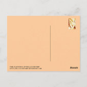 Vuur elementair briefkaart van Nellis Eketorp (Achterkant)