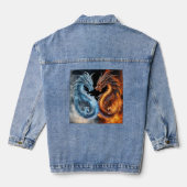 Vuur en Ice Denim Jacket (Achterkant)