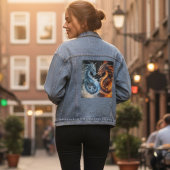 Vuur en Ice Denim Jacket
