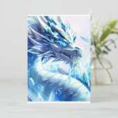 Vuur en Ijs Dragon Ai Art Kaart (Staand voorkant)