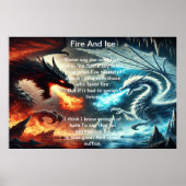 Vuur en ijs: Dragon Clash Poster (Voorkant)