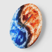 Vuur en ijs grote klok (Hoek)