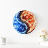 Vuur en ijs grote klok (Huis)