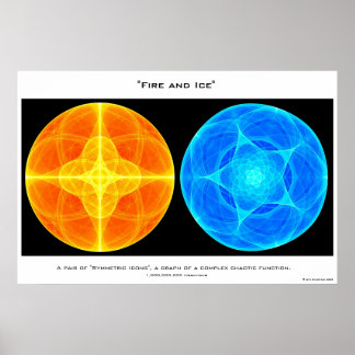 Vuur en ijs poster