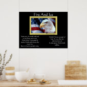 Vuur en ijsbalkadelaar 4 juli Posters 8 (Keuken)