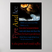 Vuur- en ijsbestrijding poster (Voorkant)