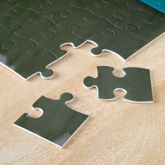 Vuur en ijskap in water legpuzzel (Zijkant)