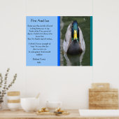 Vuur- en ijskarakter in Posters (Keuken)