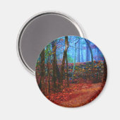 Vuur- en ijsolie Schildschottensap Magneet (Voorkant / Achterkant)